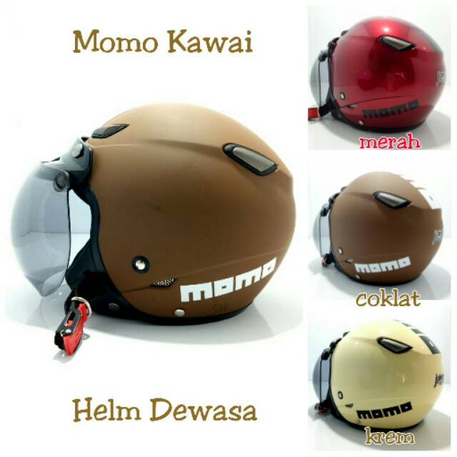 HELM MOMO KAWAI KACA