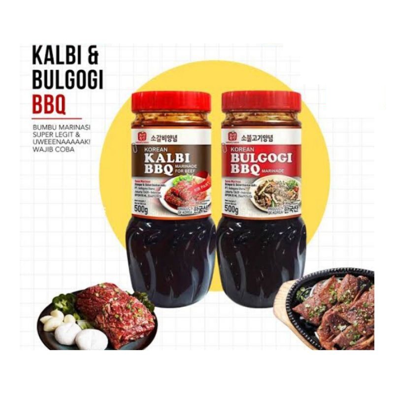 

Korean kalbi atau bulgogi bbq//saos kalb//saos bulgogi