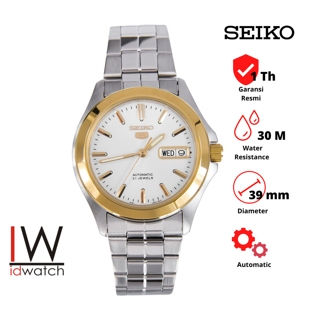 Seiko 5 SNKK96K1 Automatic Jam Tangan Pria Original SNKK96 Wanita Unisex Cewek Cowok