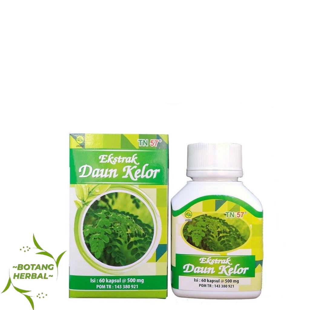 Kapsul Ekstrak Daun Kelor 60 kapsul TN57 / Kapsul Daun kelor Toga Nusantara