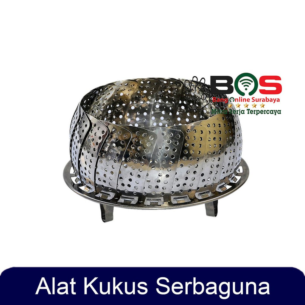 Alat Kukus Flexible Stainless 17-26 CM Kukusan Portable Serbaguna