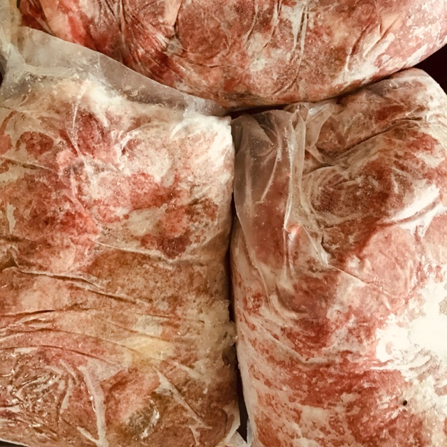 Frozen Dog Food / Raw Food / Makanan Anjing / Sisa Potongan Daging Sapi Import