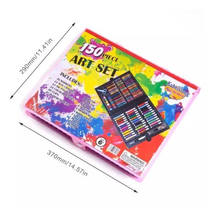 

RR829 GG - Pensil War Crayon Set 86 Pcs Alat Lukis Menwari Gambar Set