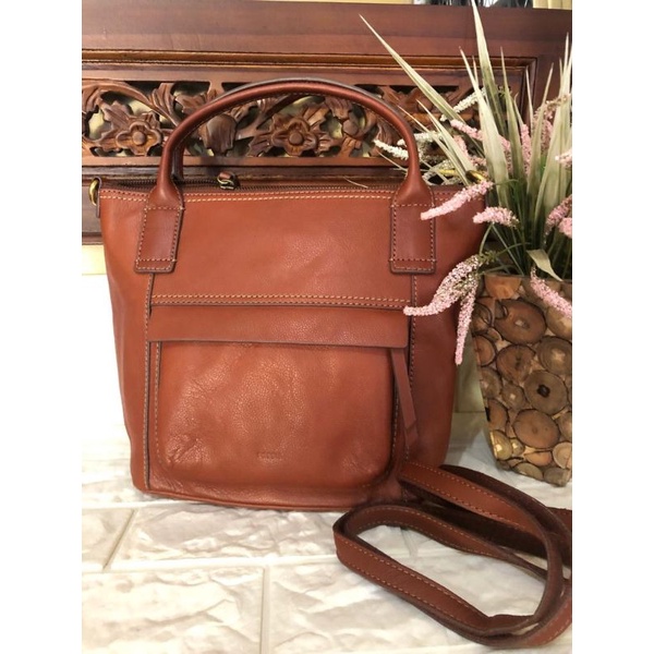Aida satchel brown