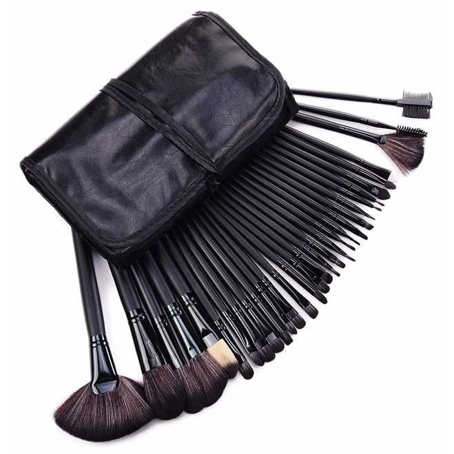 Biutte.co Brush Alat Make Up 32 Set dengan Pouch || Alat Kecantikan Wanita Barang Unik - MAG5168