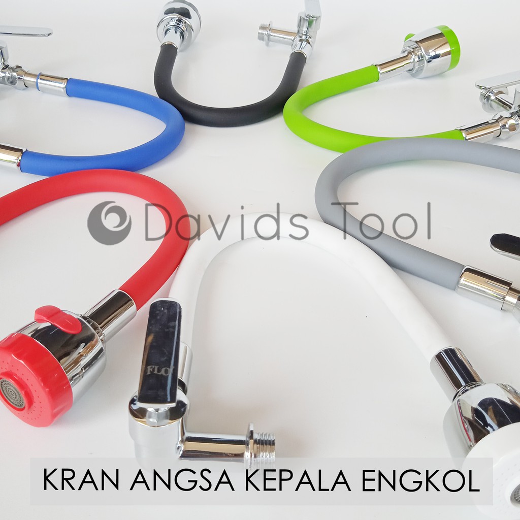 Kran Angsa Fleksibel Keran Air Cuci Piring Dapur Sink Karet Engkol Flexible Flo