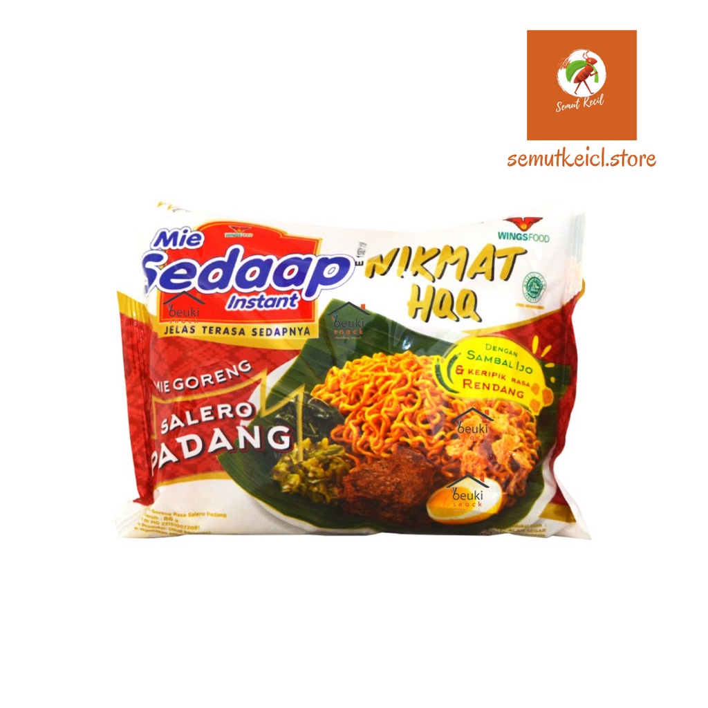 

MIE SEDAAP SALERO PADANG 80 GR
