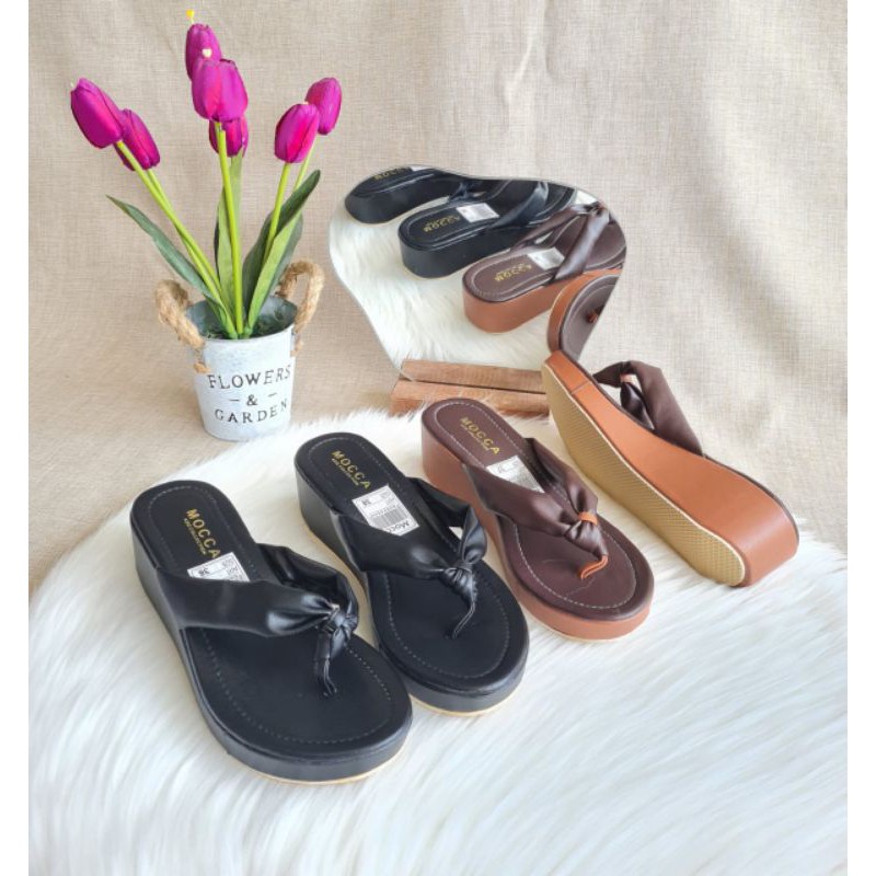 ABBUSHOES MR 47 Wedges Sandal Jepit 5cm