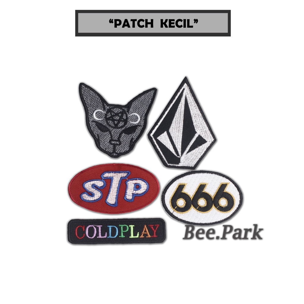 Patch Bordir Jahit Kualitas Premium/Emblem Bordir