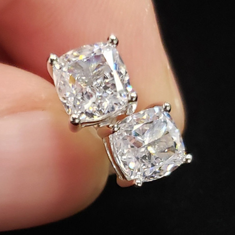 Anting Stud Kristal Cubic Zirconia Serbaguna Untuk Wanita