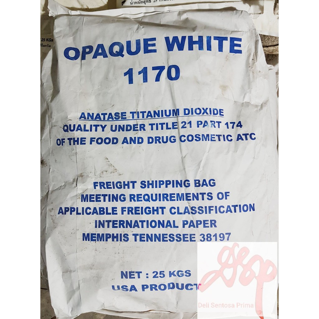 

Opaque White 1170 / Titanium Dioxide Pemutih Makanan 1 Kg