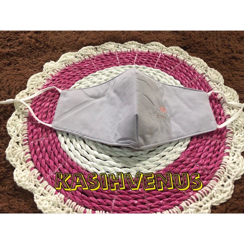 MASKER PREMIUM COTTON DEWASA (tali bisa diatur panjang pendek nya)