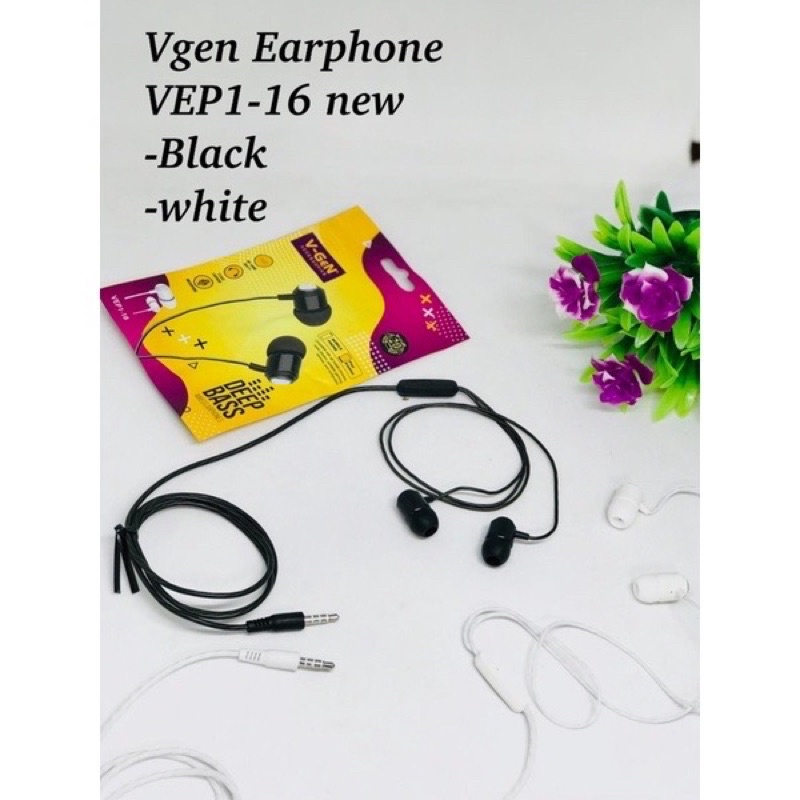 PROMO HANDSFREE VGEN VEP1-16 ORIGINAL STREO PHONE HIGH QUALITY