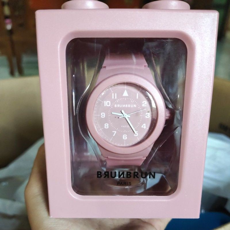 JAM TANGAN MARLO DUSTY PINK BY BRUNBRUN PARIS