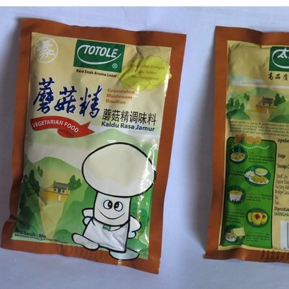 

TOTOLE Kaldu Jamur/ per Bungkus/ Kaldu Jamur Veggie TOTOLE