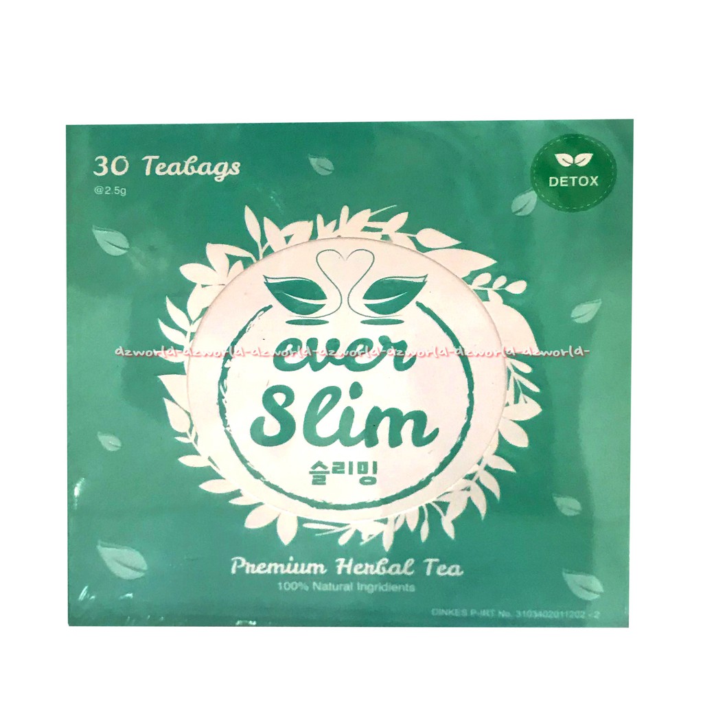 Ever Slim Detox Tea Teh Detok 30bag Teh Hijau Korea Korean Slimming Tea Everslim Everslime