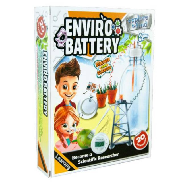 ENVIRO BATTERY EXPLORE AND FIND/ mainan edukasi anak hadiah kado