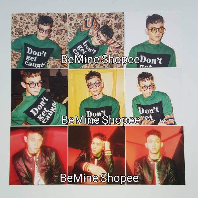 EXO CBX HEY MAMA CHEN BAEKHYUN XIUMIN OFFICIAL POSTCARD JONGDAE