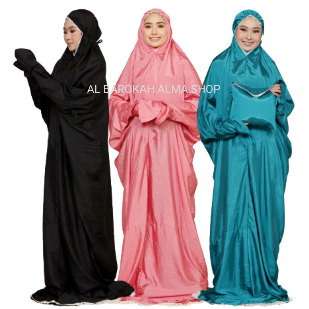 Mukena Terusan Parasut Dewasa/Terlaris/Termurah/Terbaru