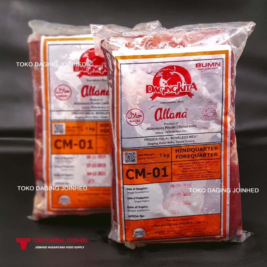 Daging Kita Kerbau Allana CM-01 Kemasan 1 kg