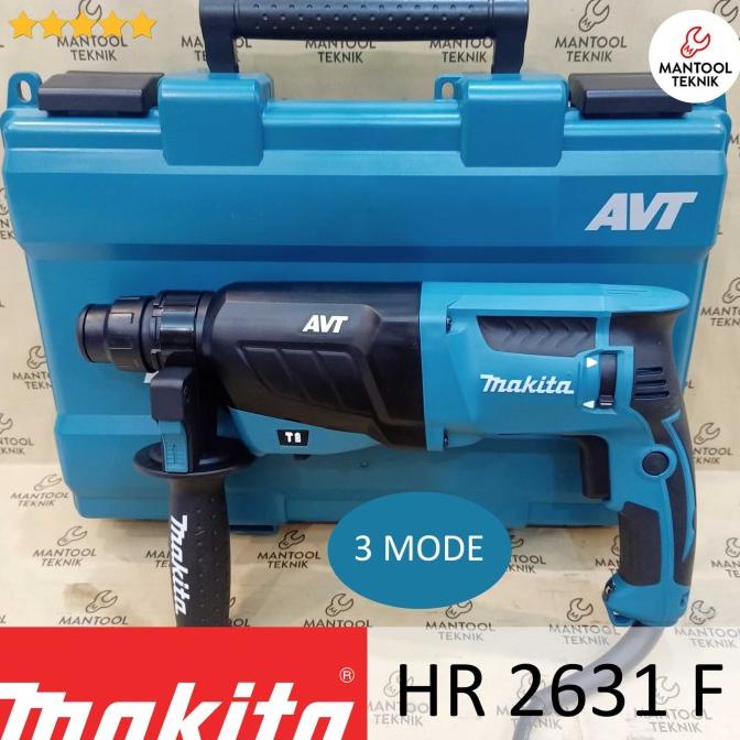 Hr2631F Mesin Bor Tembok Beton 3 Mode Rotary Hammer Makita Hr 2631 F Terlaris