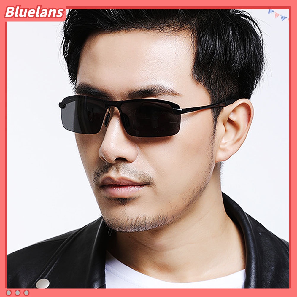 Bluelans Photochromic Polarized Lenses Outdoor Travel Fishing Anti-UV Men Sunglasses