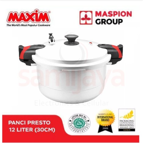 PANCI PRESTO MAXIM 12 LITER MAXIM PRESTO PRESSURE COOKER 30 CM ORIGINAL