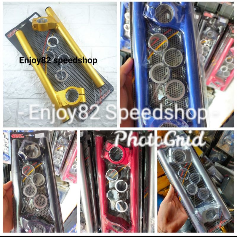 Stang Jepit Fastbikes Copy Qtt uku 33 15° + Ring 26,30,31 Fu Ninja R RR Vixion cb Cbr 150 rxking dll