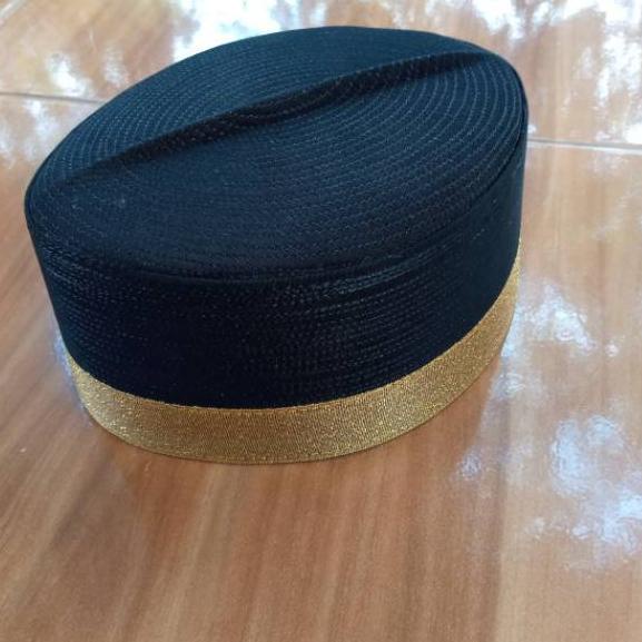 [KODE PRODUK GHAGN4779] songkok peci reca / BUGIS HITAM peci anak Peci Hitam Songket Songkok peci pu