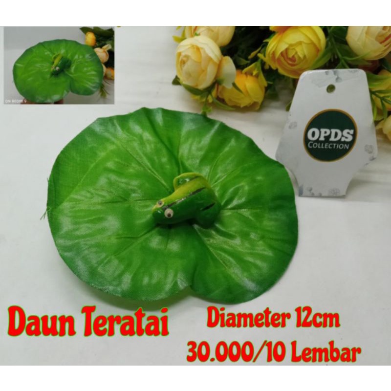 Daun Teratai - Daun Teratai Hias - Daun Teratai Imitasi