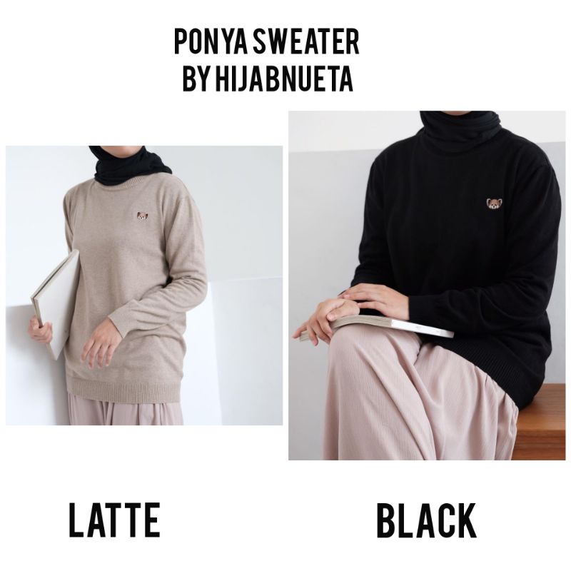 PONYA SWEATER by Hijabnueta