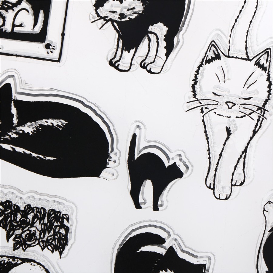 Clear Stamp (Stempel Transparan/Bening) - Cat