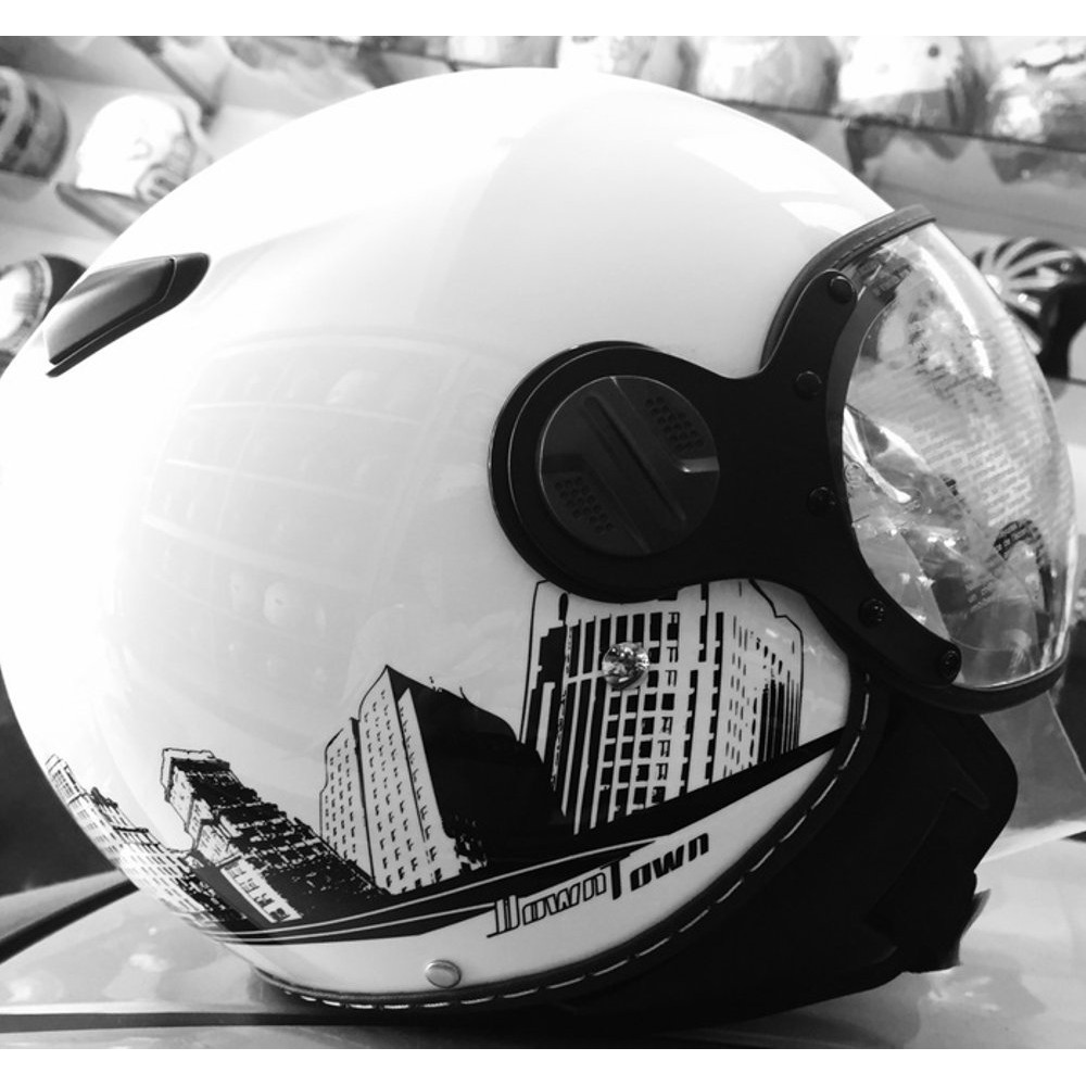 Helm zeus 210 retro import - white city