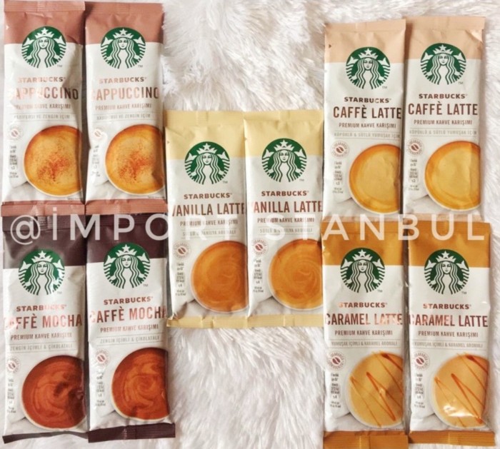 

MURAH Kopi Starbucks sachet Turki - Random