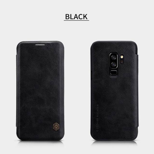 nillkin qin leather samsung galaxy S9 PLUS flip cover case casing kulit