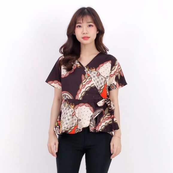 Batik wanita - Atasan blouse batik fashion wanita 628