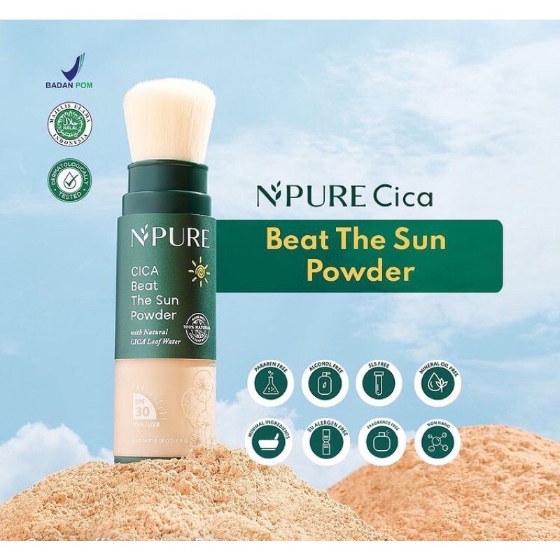 Npure Cica Beat The Sun Sunscreen Powder - Sunscreen Cream