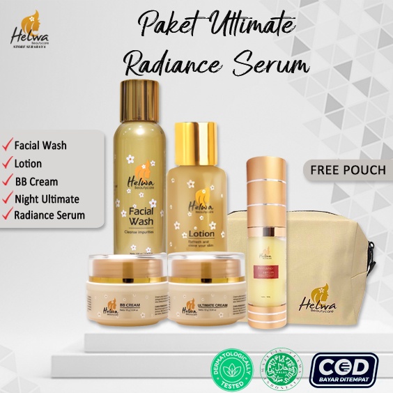 PAKET ULTIMATE RADIANCE (WAJIB KONSUL) HELWA BEAUTYCARE