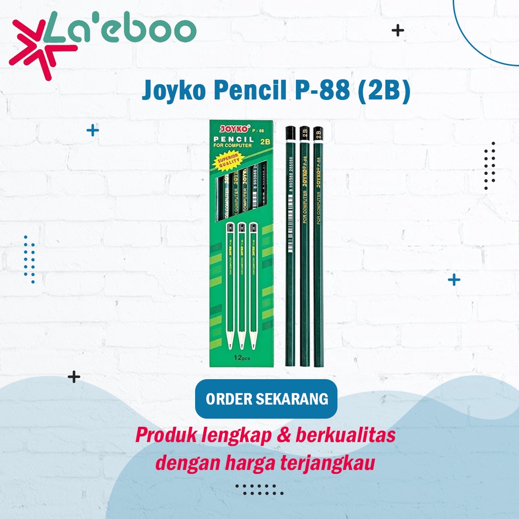 

Pensil 2B Joyko | Joyko Pencil P-88 (2B)