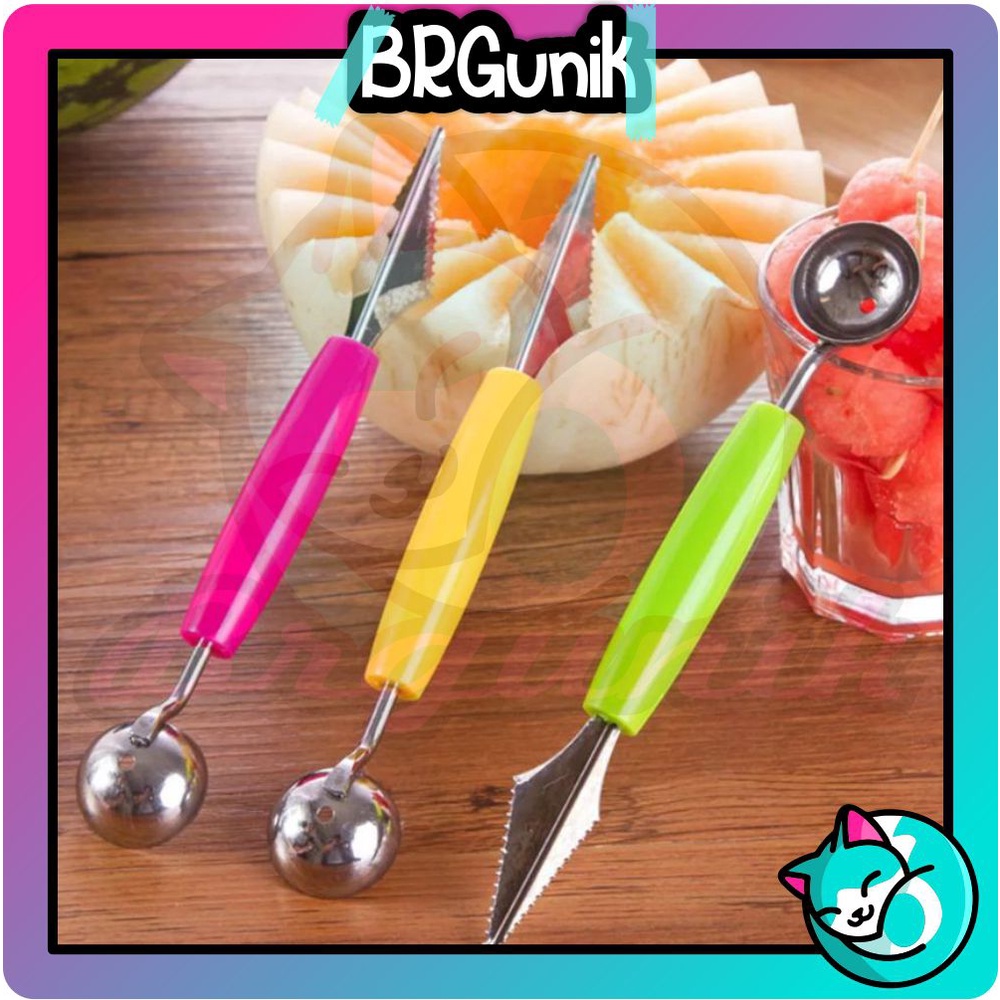 BRGUNIK Alat Pengupas Buah / Sendok Serut Scoop Buah / Spoon Fruit R431