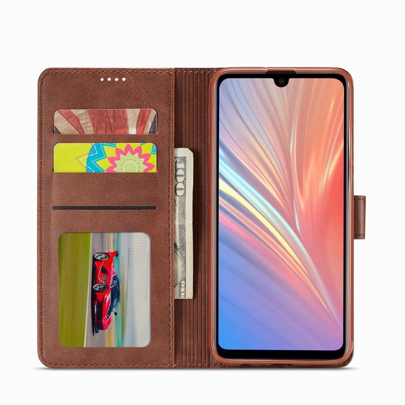 Flip Case Dompet Kulit Magnetik Untuk Huawei P Smart Z Y9 Prime 2019 P20 P30 Pro P40 Mate 10 Lite