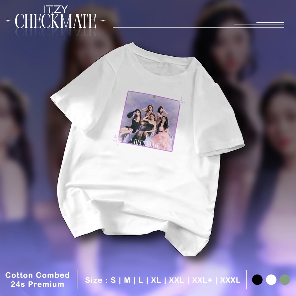 Pretty Savage- Kaos Oversize Itzy Checkmate Photo grup