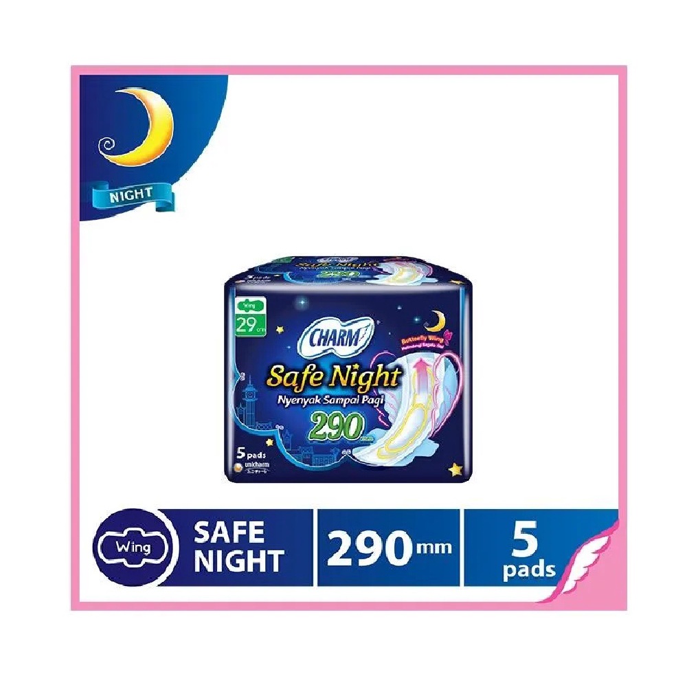 Charm Safe Night Wing 29 CM isi 5 Pads