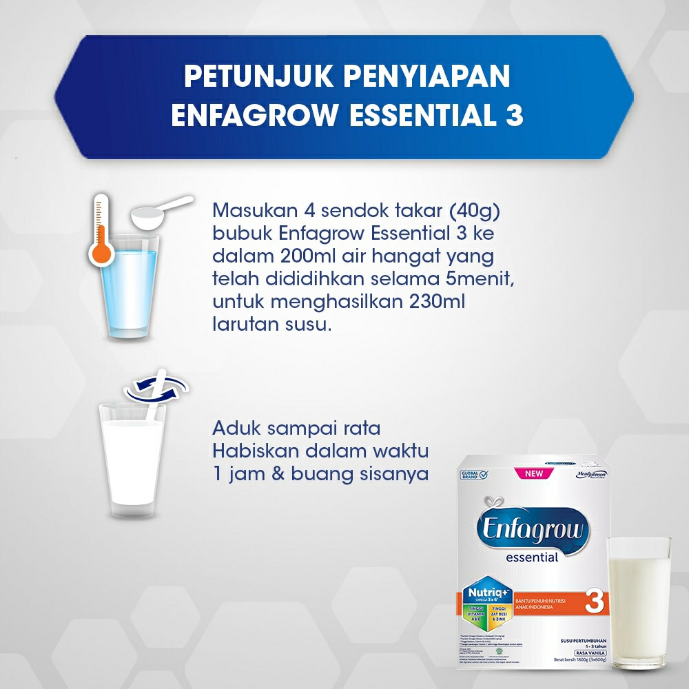 Enfagrow Essential 3 800gr Susu Formula Bubuk