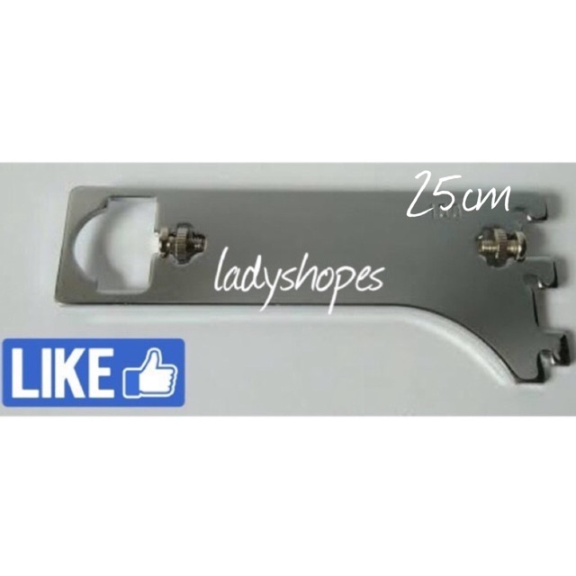 braket pipa kotak bulat 25cm import