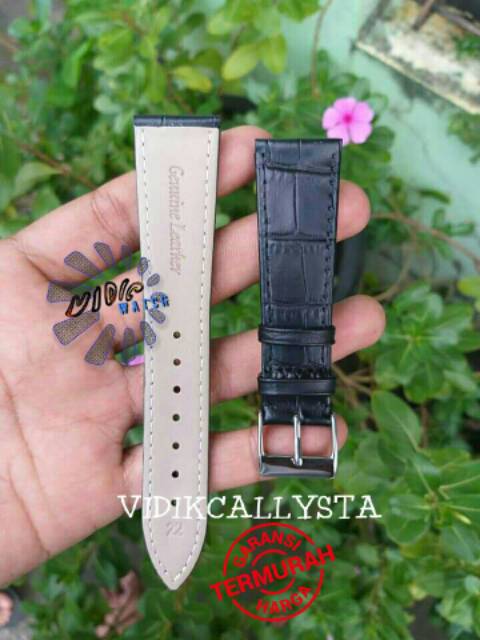 STRAP TALI JAM KULIT SMARTWATCH SAMSUNG GALAXY 20 MM PREMIUM