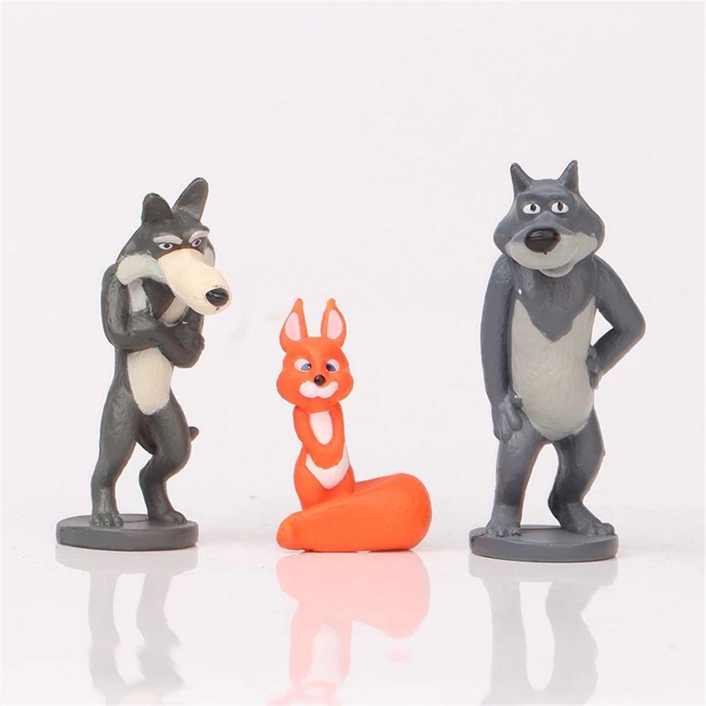Kado Anak Agustin Masha and The Bear Mainan Anak Kado Natal Dekorasi Boneka Mainan PVC Model Angka