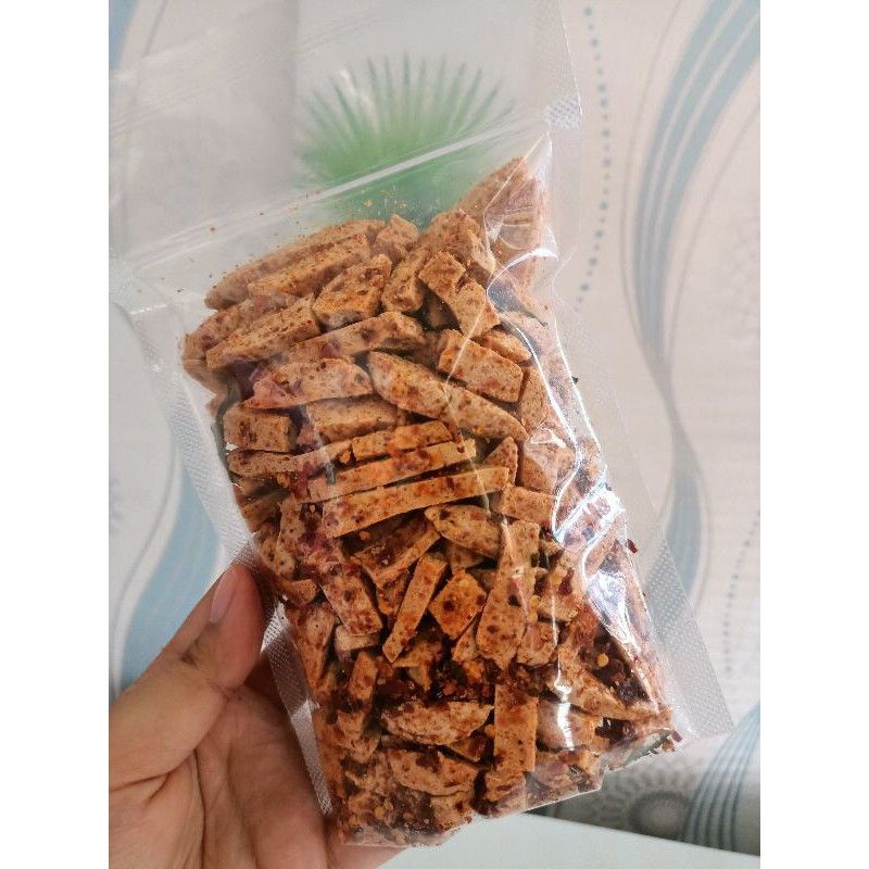 Basreng Pedas daun jeruk Balado parian rasa 100 gram