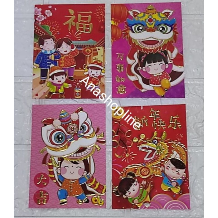 

Amplop Angpao Motif Imlek semua tahun / ulangtahun / imlek