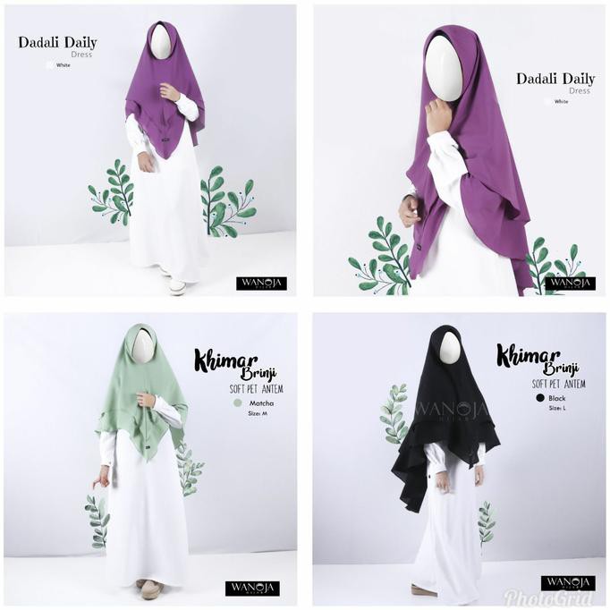 BARU Gamis putih umroh haji syari polos balotelli dadali wanoja